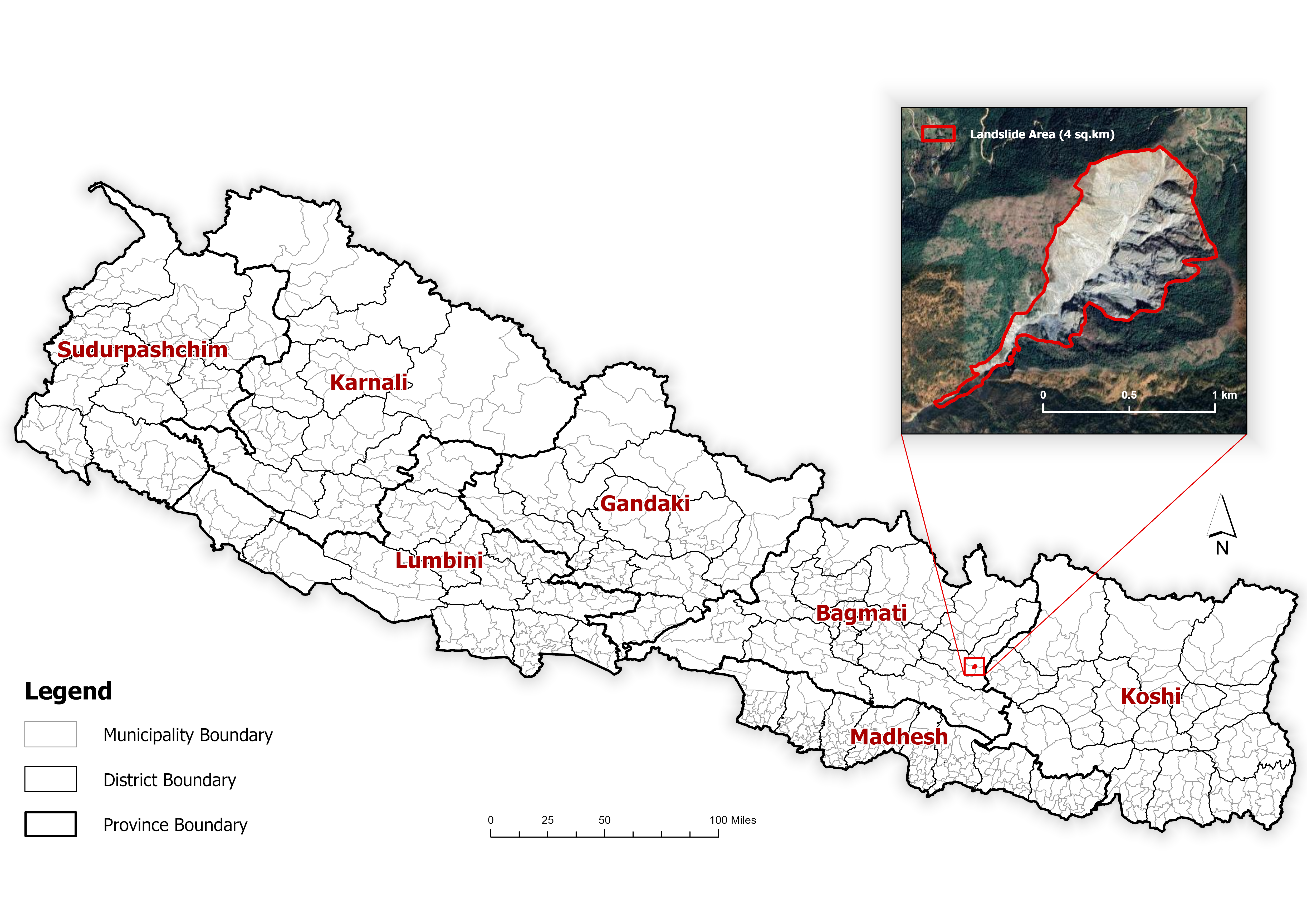 Drone-Based Aerial Mapping of Ghyapche Landslide